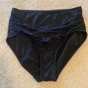 Merona black high waist bikini bottom size small